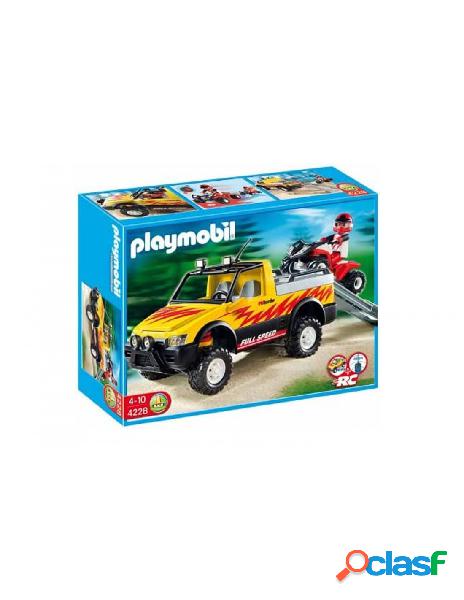 Playmobil - pick up con quad