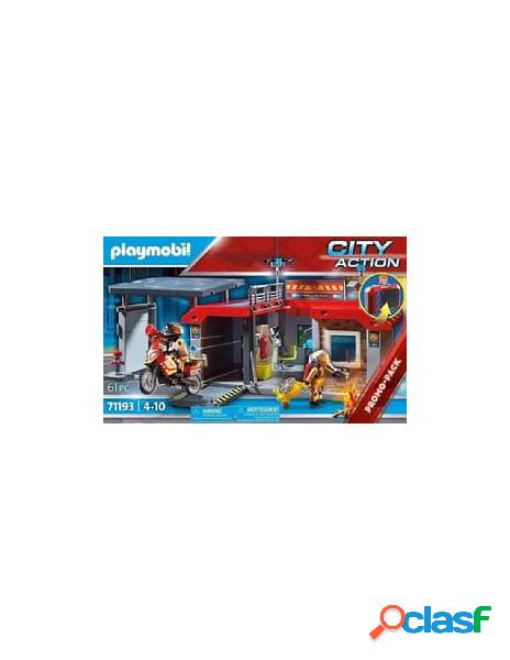 Playmobil - stazione dei vigili del fuoco