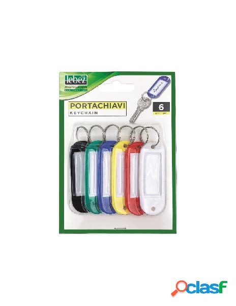 Portachiavi in blister 6 pz.