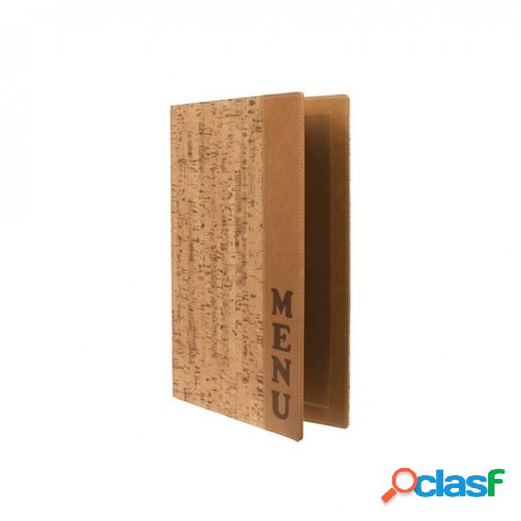 PortamenU Design - sughero - A4 - 24x34 cm - 1 inserto