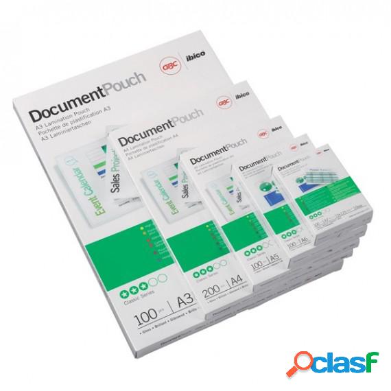 Pouches - A6 - 111 x 156 mm - 2 x 125 micron - GBC - conf.