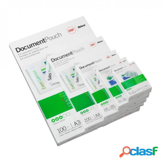 Pouches - government card - 65 x 95mm - 2 x 250 micron - GBC