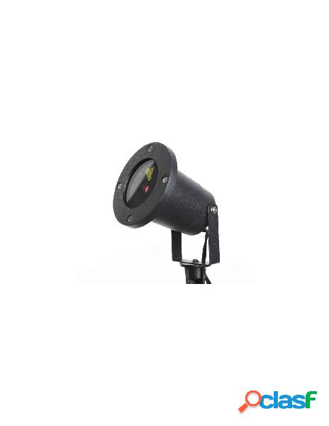Proiettore garden laser led rosso e verde rotazione 20m x