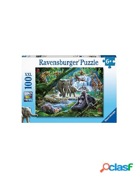 Puzzle 100 pz. xxl animali della giungla