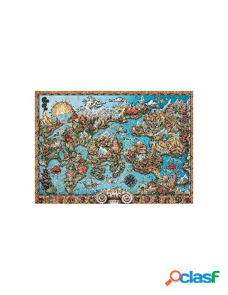 Puzzle 1000 pz - illustrati il mistero di atlantide