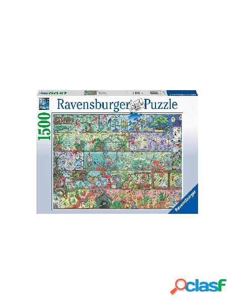 Puzzle 1500 pz gnomo a scaffale