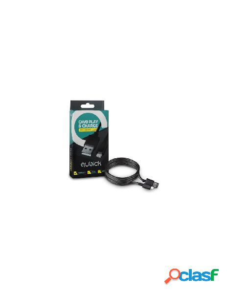 Qubick - cavo microusb qubick acmu0031 play&charge ps4 xb1