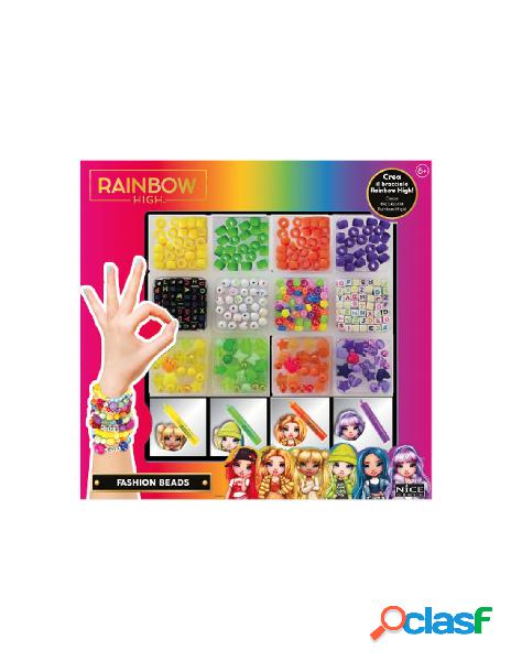 Rainbow high fashion beads