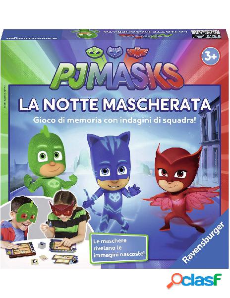 Ravensburger - pj masks la notte mascherata gioco in