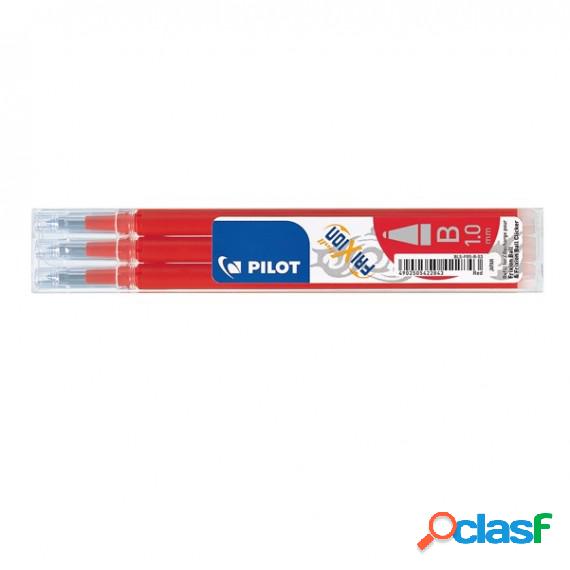Refill sfera frixionball clicker - punta 1,0mm - rosso -
