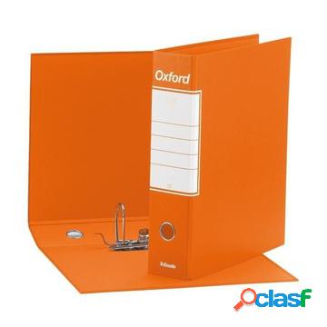 Registratore oxford protocollo dorso 8 cm arancio