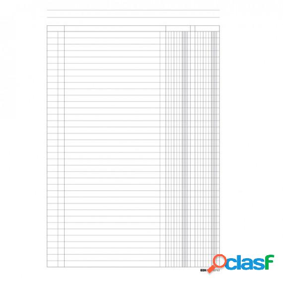Registro a 2 colonne - 31 x 24cm - 100 fogli - Edipro