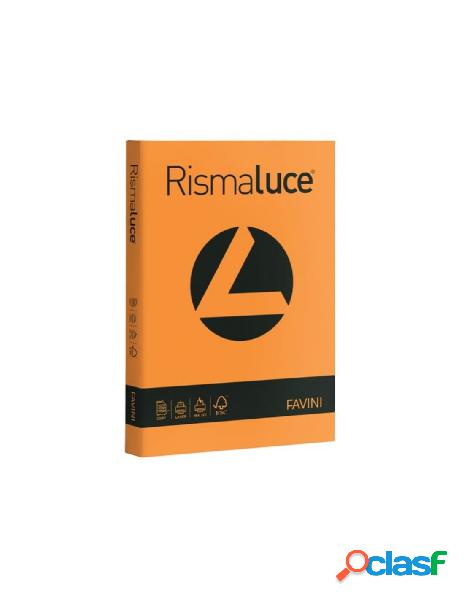 Risma luce a4 200gr arancio 125fg