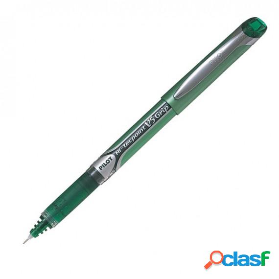 Roller Hi Tecpoint V5 Grip - punta 0,5mm - verde - Pilot