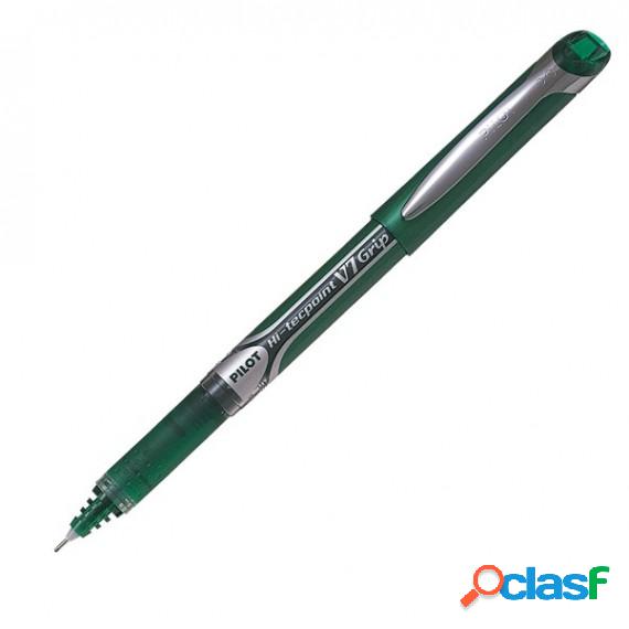 Roller Hi Tecpoint V7 Grip - punta 0,7mm - verde - Pilot