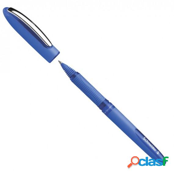Roller One Hybrid C con cappuccio - tratto 0,3mm - blu -