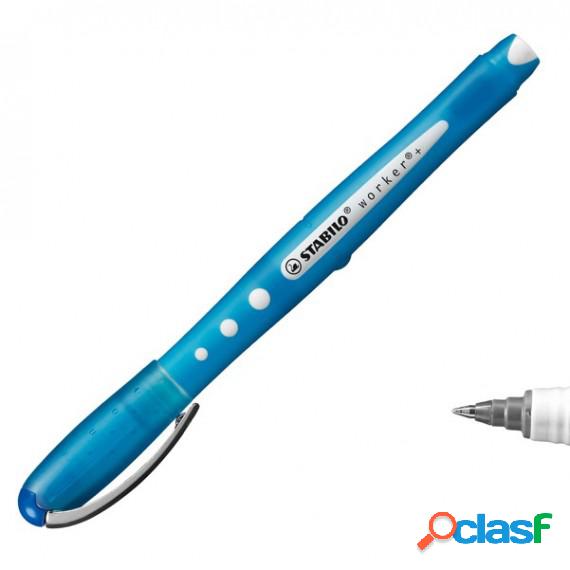 Roller con cappuccio Worker Colorful - punta 0,5mm - blu -