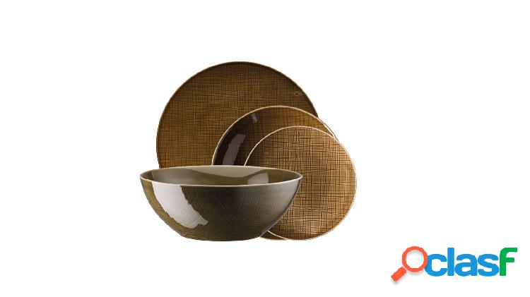 Rosenthal Mesh Walnut Set Tavola