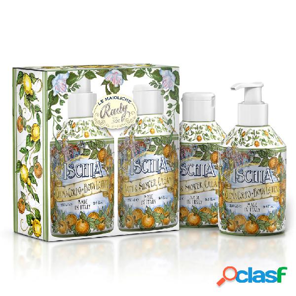 Rudy maioliche cofanetto bagno schiuma ischia 250 ml