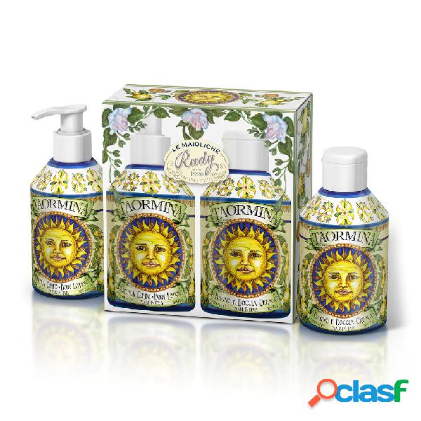 Rudy maioliche cofanetto bagnoschiuma 250 ml taormina