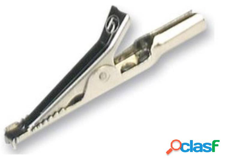 SKS Hirschmann AGF 20 Morsetto a clip fine Argento Campo di