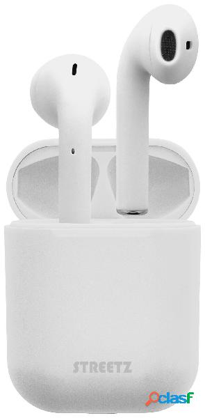 STREETZ TWS-0004 Cuffie In Ear Bluetooth Stereo Bianco