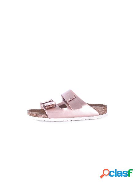 Sandali Unisex Junior BIRKENSTOCK Argento Arizona kid