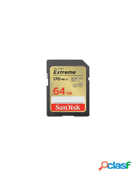 Sandisk - scheda di memoria sandisk sdsdxv2 064g gncin