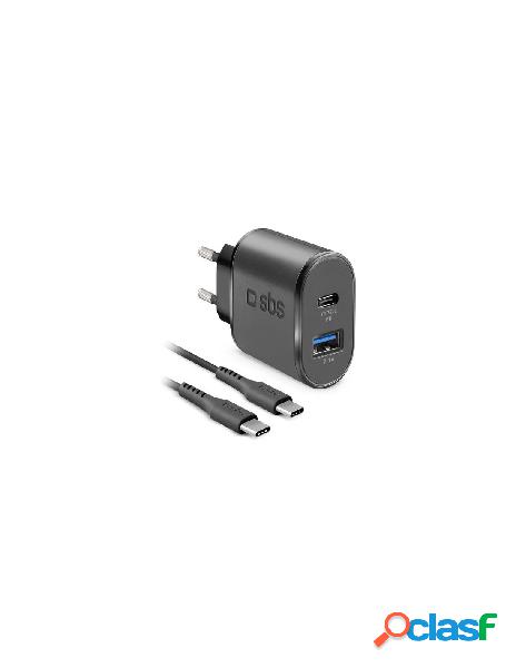 Sbs - caricabatterie usb sbs tekittrpdcck wall charger kit