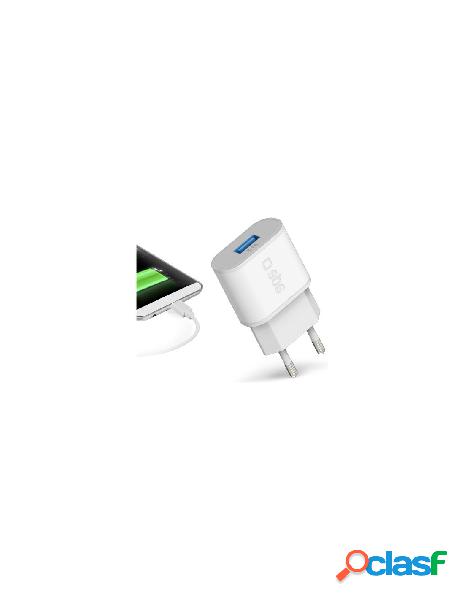 Sbs - caricabatterie usb sbs tetr1usb2awfast wall charger