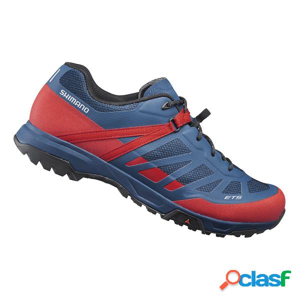 Scarpe ciclismo Shimano MTB SH-ET500 (Colore: red, Taglia: