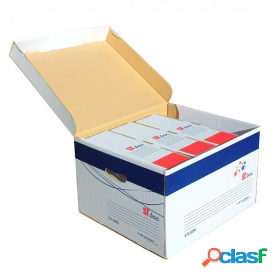 Scatola archivio ST-box - con coperchio - 375x265x430 mm -