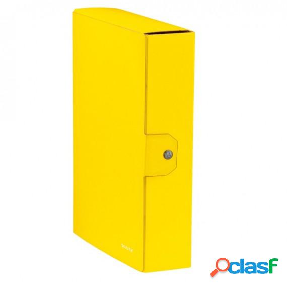Scatola progetto WOW - dorso 8 cm - giallo - Leitz