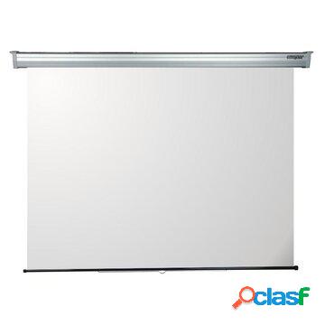 Schermo manuale a molla bordato platinum nema 155×116 4:3