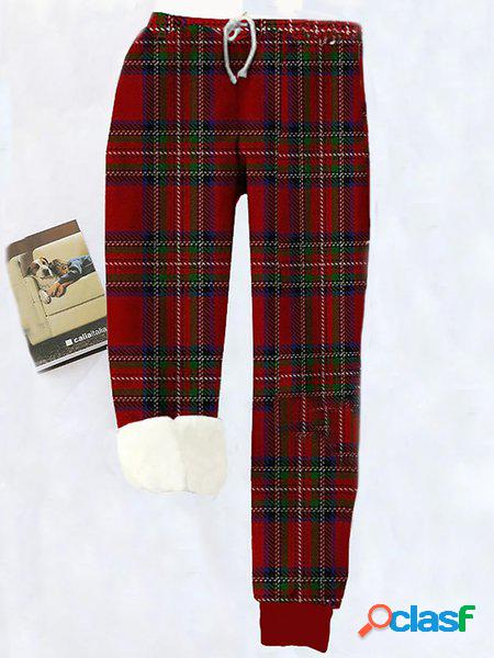 Sciolto Jersey Coulisse Casuale Pantaloni della tuta