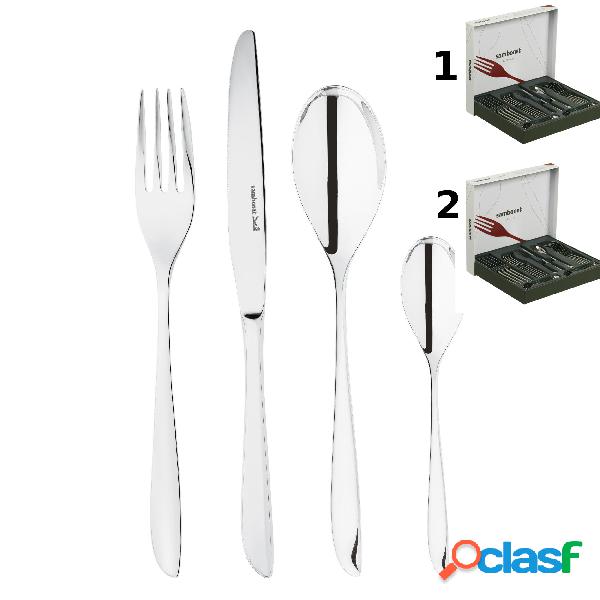 Servizio Posate set da 48 pezzi acciaio inox 18/10 12 posti