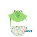 Set Costumino Contenitivo + Cappellino Alligatore Zoocchini