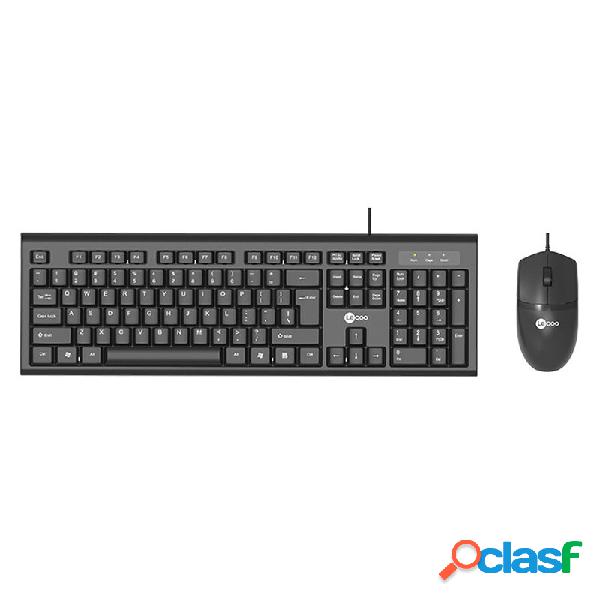 Set di tastiera e mouse USB cablati Lenovo CM101S Tastiere