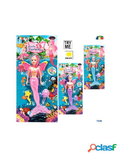 Set sirena alata mondo fantast c/luce try