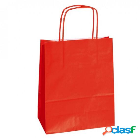 Shopper in carta - maniglie cordino - 26 x 11 x 34,5cm -