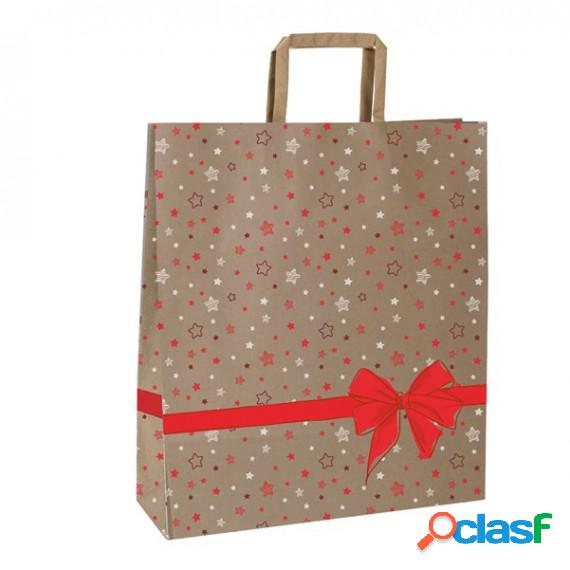 Shoppers - con maniglia piattina - carta - 26 x 11 x 34,5 cm