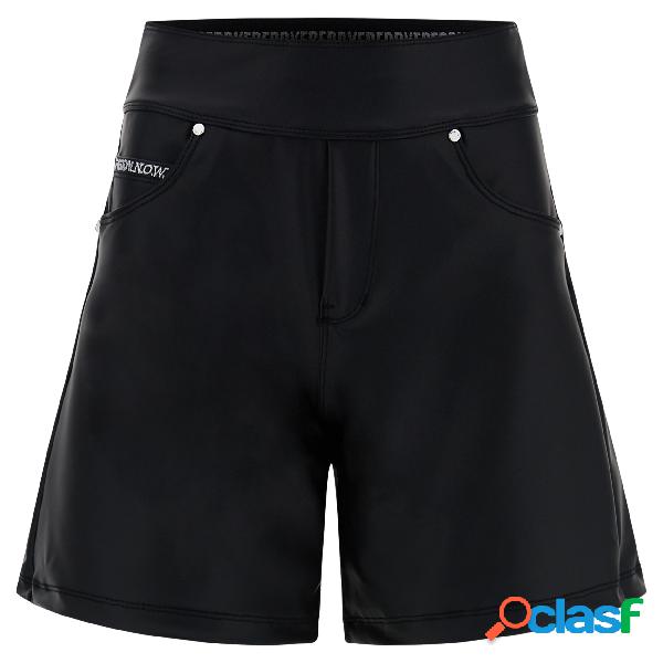 Shorts N.O.W.® Pants con fondo svasato in similpelle