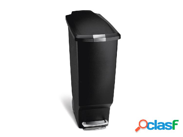 Simplehuman Cestino Sottile in Plastica con Pedale 40 L
