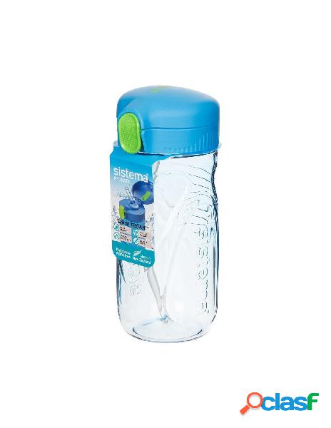 Sistema - home borraccia 520ml quick flip con cannuccia