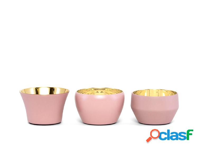 Skultuna Kin Tealights - Portacandele Set da 3