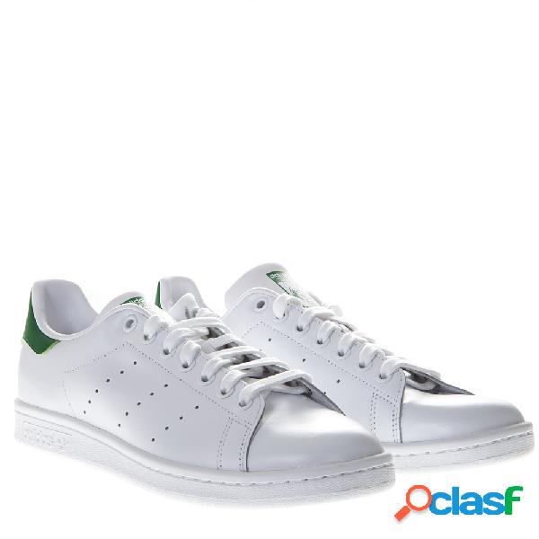 Sneakers stan smith recon in pelle bianca e verde