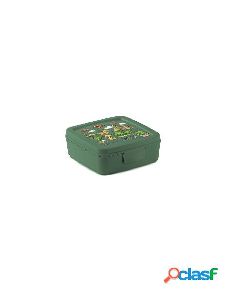 Snips - porta pasto snips 000892 sandwich box dino verde