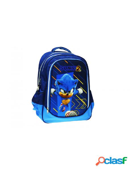 Sonic - sonic 2 zaino grande tre cerniere