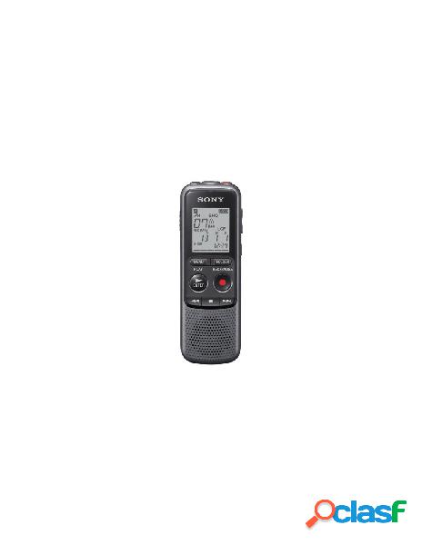 Sony - registratore sony icdpx240 ce7 serie px 240 grigio