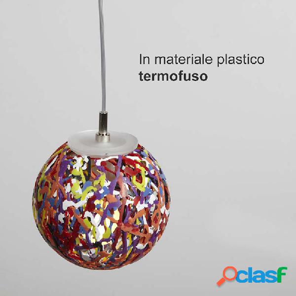 Sospensione Punto luce diametro 19xh22 cm Reload n materiale